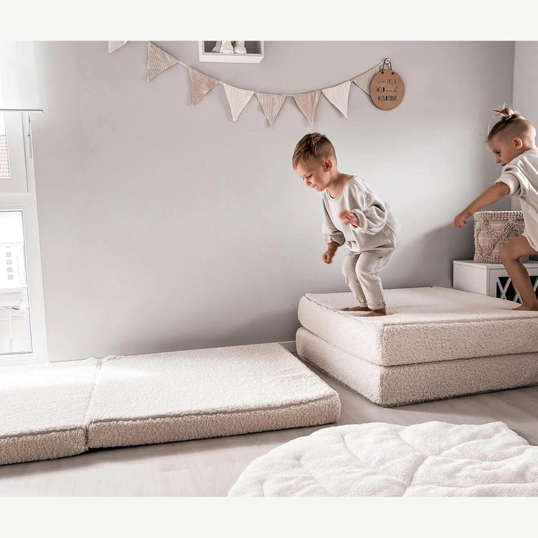 funzy - Spielsofa - Teddy Collection - Beige - 4260771831517 - littlehipstar.com