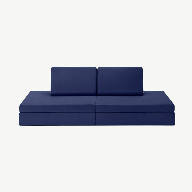 funzy - Spielsofa - Velours Collection - Tiefsee Blau - 4260771830039 - littlehipstar.com