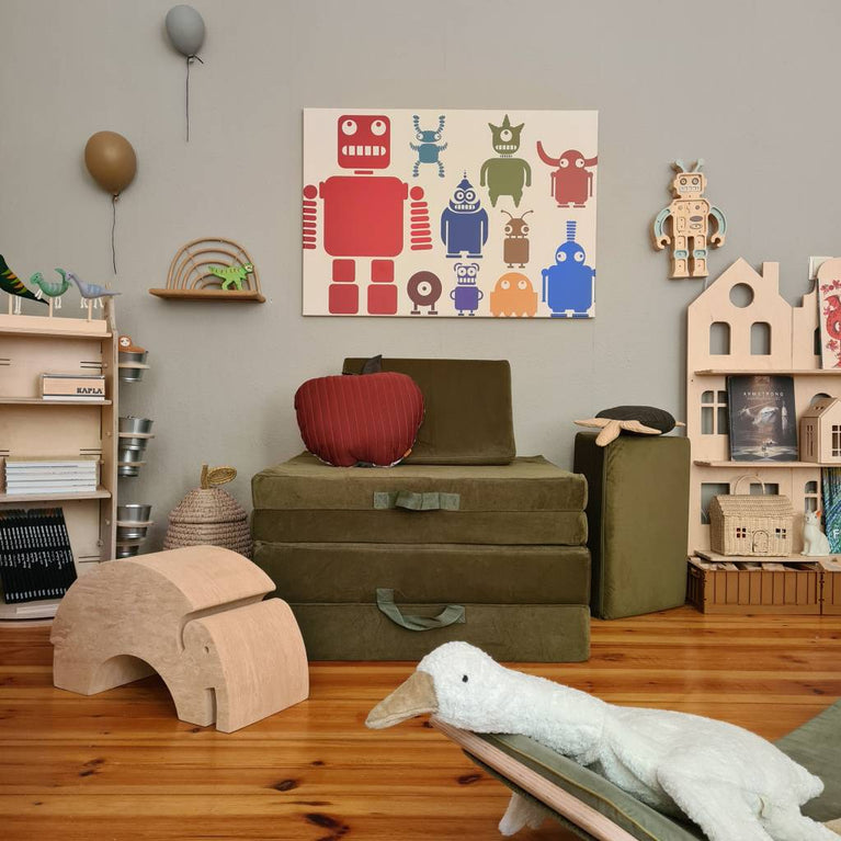 funzy - Spielsofa - Velours Collection - Arktis Blau - 4260771830046 - littlehipstar.com