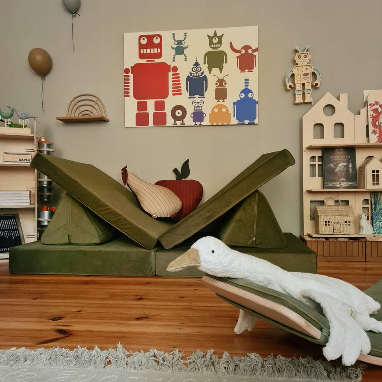 funzy - Spielsofa - Velours Collection - Arktis Blau - 4260771830046 - littlehipstar.com