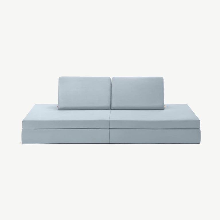funzy - Spielsofa - Velours Collection - Arktis Blau - 4260771830046 - littlehipstar.com