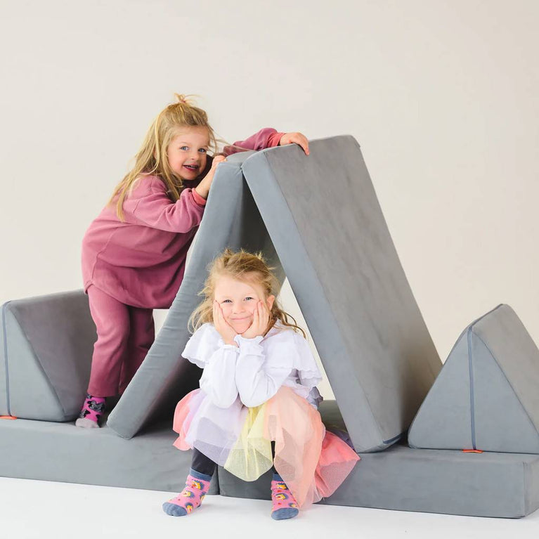 funzy - Spielsofa - Velours Collection - Arktis Blau - 4260771830046 - littlehipstar.com