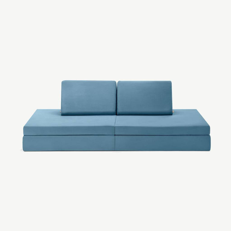 funzy - Spielsofa - Velours Collection - Dino Türkis - 4260771830060 - littlehipstar.com