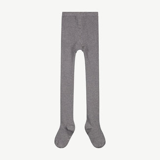 Gray Label - Gerippte Strumpfhose aus Bio-Baumwollmix - Grau Melange - 8719429029043 - littlehipstar.com
