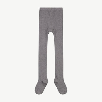 Gray Label - Gerippte Strumpfhose aus Bio-Baumwollmix - Grau Melange - 8719429029043 - littlehipstar.com