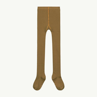 Gray Label - Gerippte Strumpfhose aus Bio-Baumwollmix - Peanut - 8719429058791 - littlehipstar.com