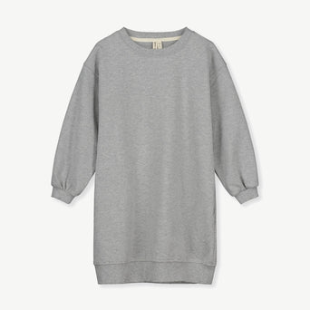 Gray Label - Kleid aus Bio-Baumwollfleece - Grau Melange - 8719429084776 - littlehipstar.com
