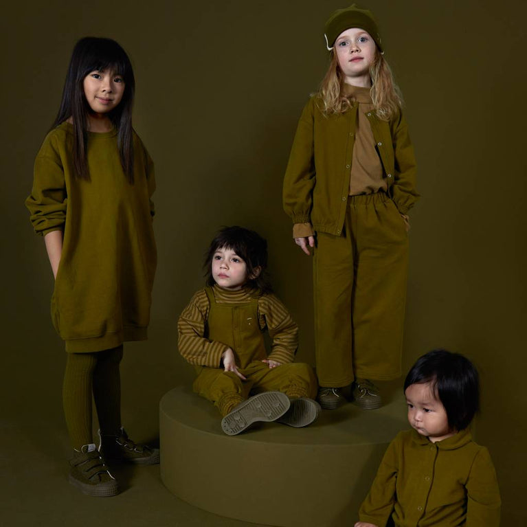 Gray Label - Kleid aus Bio-Baumwollfleece - Grau Melange - 8719429084776 - littlehipstar.com
