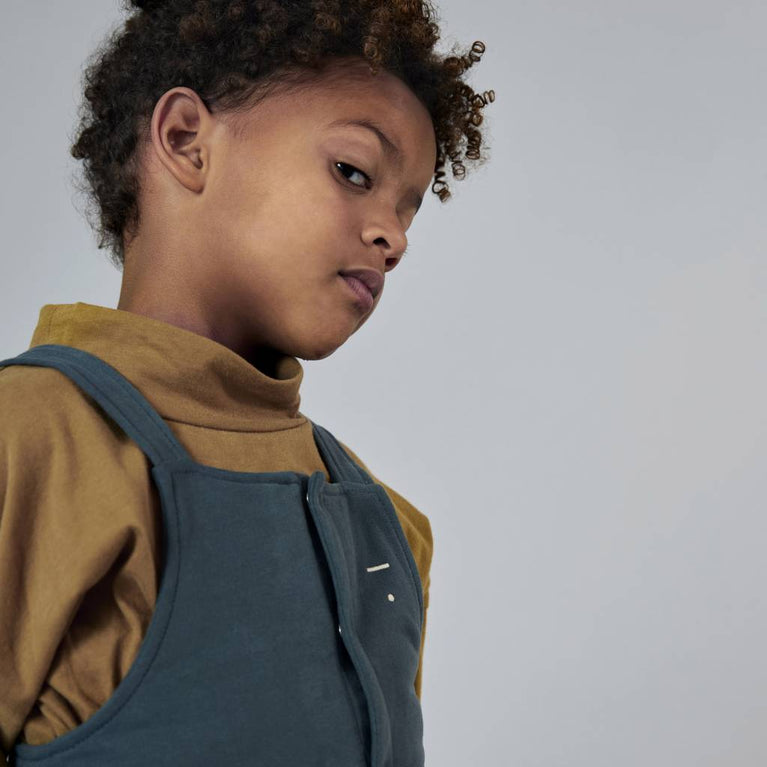 Gray Label - Langarmshirt mit Rollkragen aus Bio-Baumwolljersey in Blaugrau - Blaugrau - 8719429085322 - littlehipstar.com