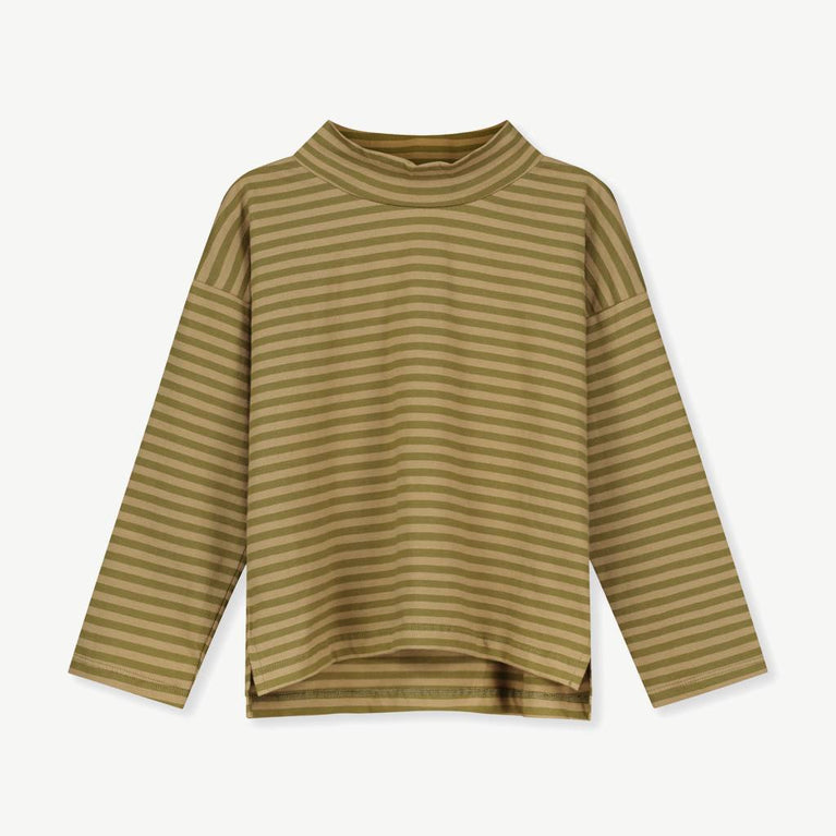 Gray Label - Langarmshirt mit Rollkragen aus Bio-Baumwolljersey in Blaugrau - Blaugrau - 8719429085322 - littlehipstar.com