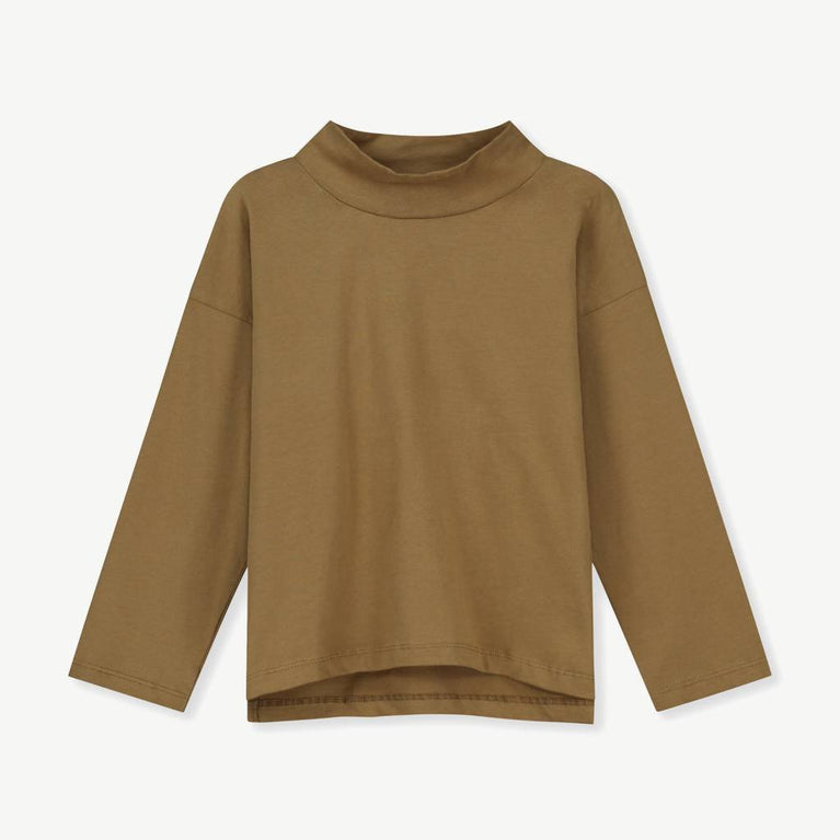 Gray Label - Langarmshirt mit Rollkragen aus Bio-Baumwolljersey in Peanut - Peanut - 8719429085469 - littlehipstar.com