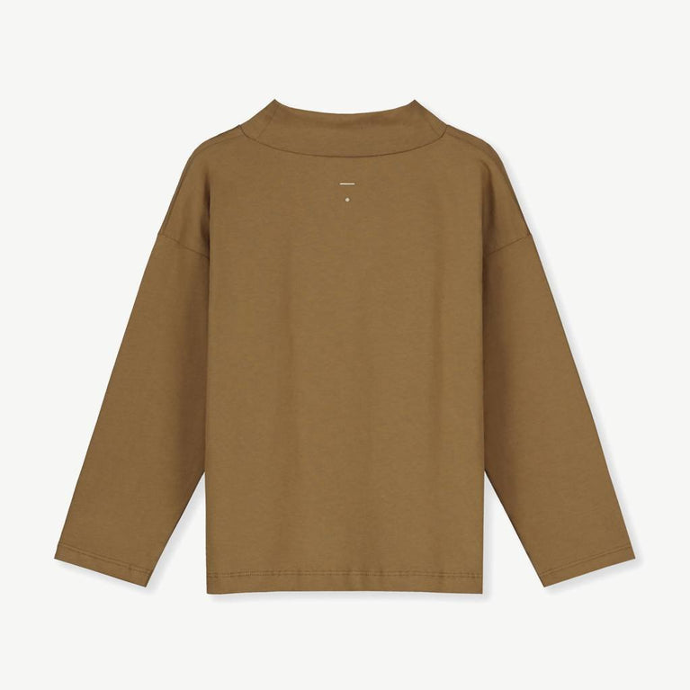 Gray Label - Langarmshirt mit Rollkragen aus Bio-Baumwolljersey in Peanut - Peanut - 8719429085469 - littlehipstar.com