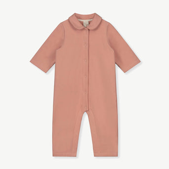 Gray Label - Overall mit Bubikragen aus Bio-Baumwollfleece - Rustic Clay - 8719429084950 - littlehipstar.com