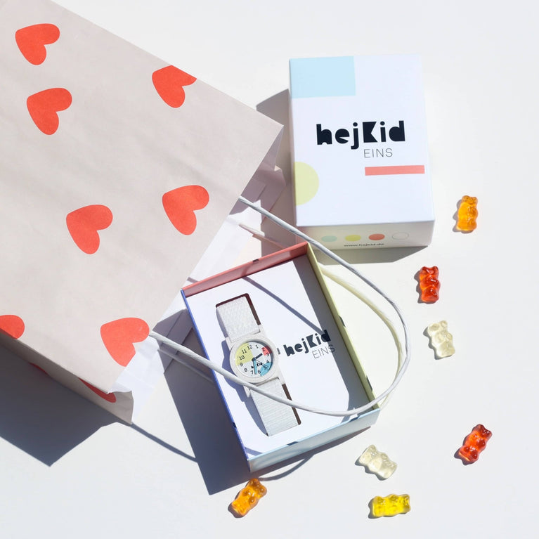 Hejkid - EINS Armbanduhr für Kinder - Aqua - 4270003301701 - littlehipstar.com