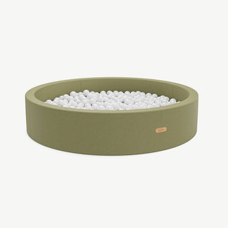 Jupiduu - Bällebad mit Bällen (300 Stück) - Dark Beige - 0750875402255 - littlehipstar.com