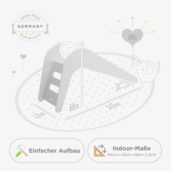Jupiduu - Holzrutsche White Elephant in Weiß - 619512891060 - littlehipstar.com
