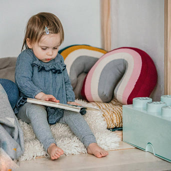 Kindsgut GmbH - Regenbogenkissen aus Baumwolle Oskar - 4260639721424 - littlehipstar.com