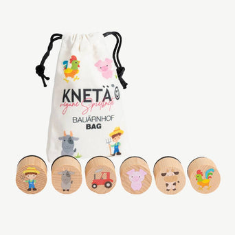 KNETÄ - KNETÄ® Bauärnhof Stempel aus Holz - 6er-Set - 4260719670086 - littlehipstar.com