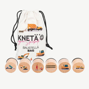 KNETÄ - KNETÄ® Baustellä Stempel aus Holz - 6er-Set - 4260719670437 - littlehipstar.com