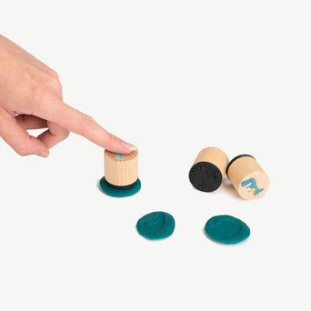Knetä - KNETÄ® Dinoz Stempel aus Holz - 6er-Set - 4260719670062 - littlehipstar.com