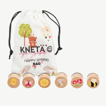 KNETÄ - KNETÄ® Häppy Spring Stempel aus Holz - 6er-Set - 4260719671205 - littlehipstar.com