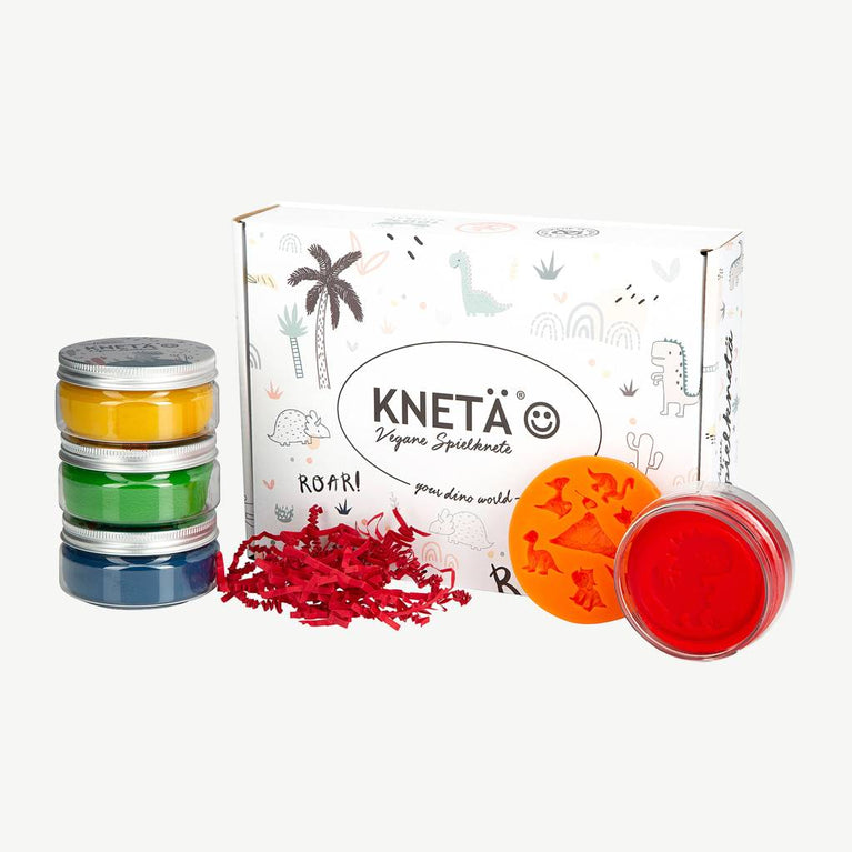 Knetä - KNETÄ® Knetmasse Geschenkset Dino - 4x 125g - 4270000692963 - littlehipstar.com