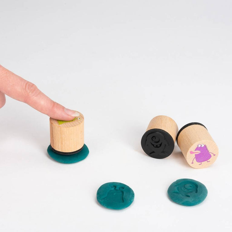 Knetä - KNETÄ® Monstär Stempel aus Holz - 6er-Set - 4260719670055 - littlehipstar.com