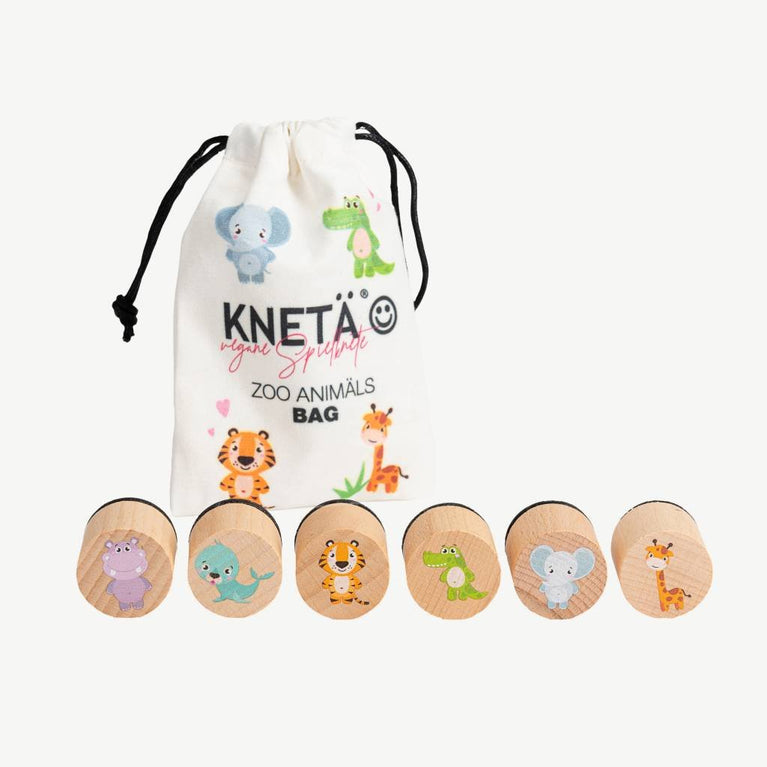 Knetä - KNETÄ® Zoo Animäls Stempel aus Holz - 6er-Set - 4260719670031 - littlehipstar.com