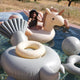 Konges Sloejd - Hearts Schwimmreifen in Creme - Ø 50 cm - 5715404052948 - littlehipstar.com