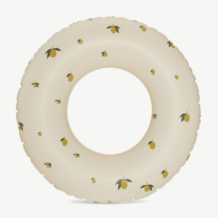 Konges Sloejd - Lemon Schwimmreifen in Creme - Ø 50 cm - 5715404052931 - littlehipstar.com