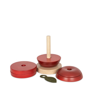 Konges Slojd - Apfel Stapelspiel aus Holz - 5715404135535 - littlehipstar.com