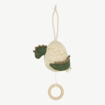 Konges Slojd - Baby Dino Spieluhr aus Wollmix - 5715404027182 - littlehipstar.com