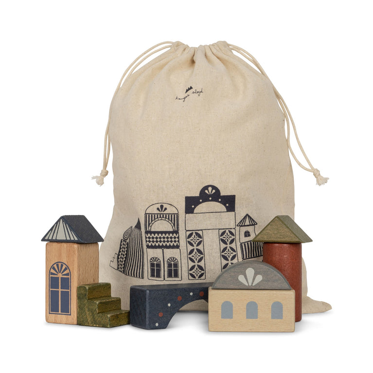 Konges Slojd - Bauklötze aus Holz - 34 Teile - 5715404056090 - littlehipstar.com