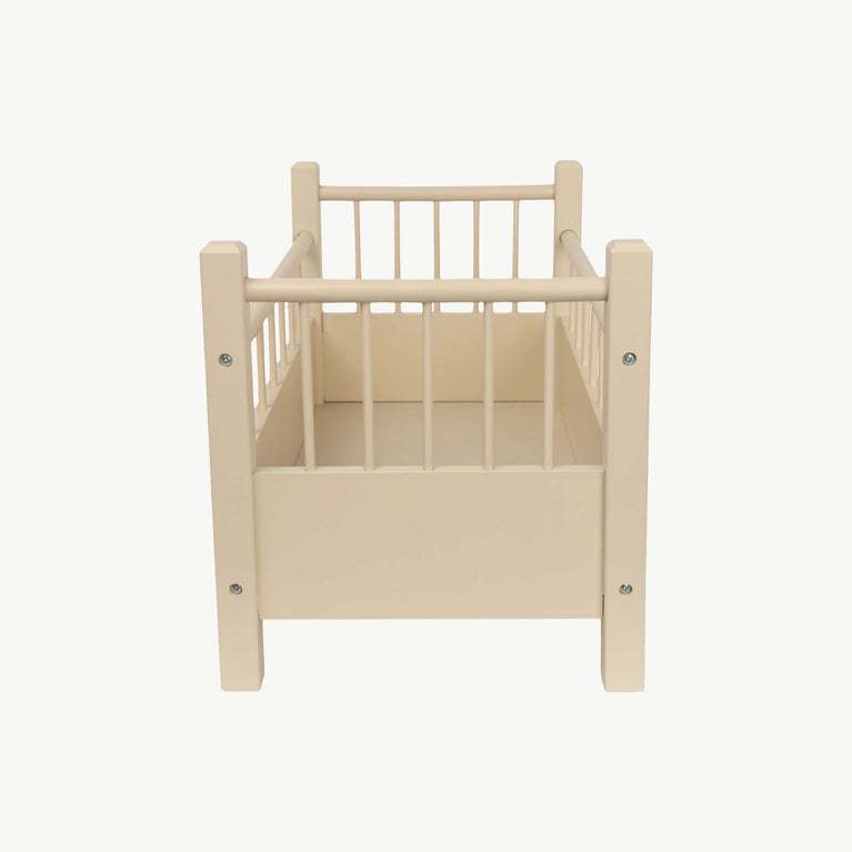 Konges Slojd - Cherry Puppenbett aus Holz in Ecru - 5715404135597 - littlehipstar.com