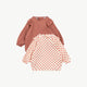 Konges Slojd - Coeur Rouge Wasserabweisende Ärmellätzchen - 2er-Set - 6-12 Monate - 5715404144919 - littlehipstar.com