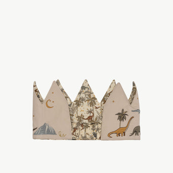 Konges Slojd - Dino Geburtstagskrone aus Baumwolle - 5715404157834 - littlehipstar.com