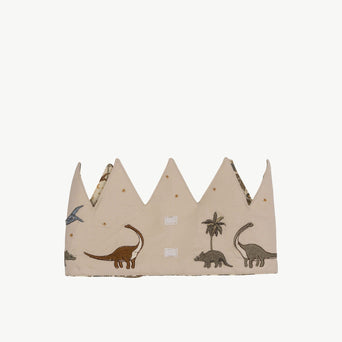 Konges Slojd - Dino Geburtstagskrone aus Baumwolle - 5715404157834 - littlehipstar.com