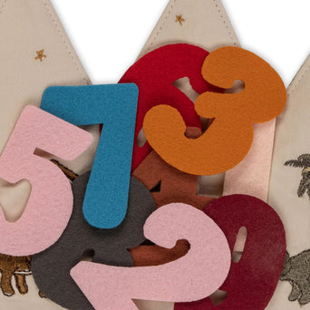 Konges Slojd - Dino Geburtstagskrone aus Baumwolle - 5715404157834 - littlehipstar.com