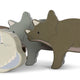 Konges Slojd - Dino Stapeltiere aus Holz - 8 Teile - 5715404069601 - littlehipstar.com