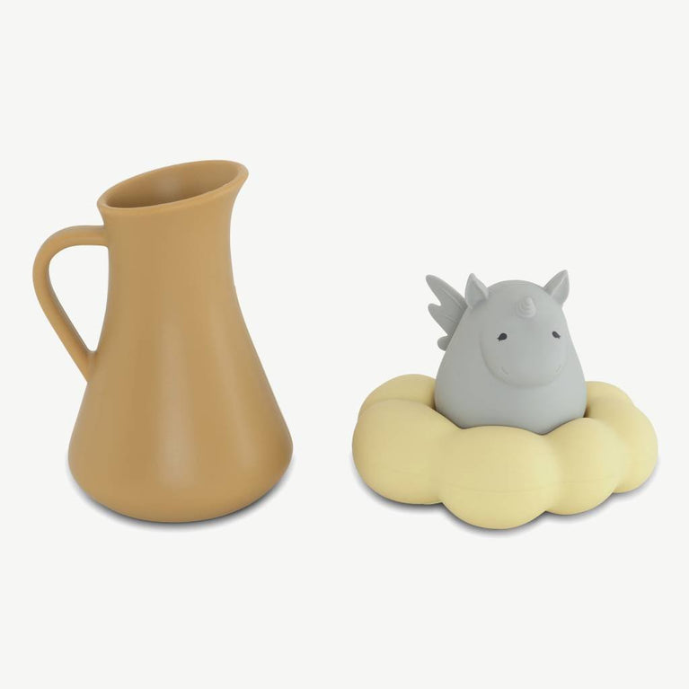 Einhorn Badespielzeug aus Silikon - 3tlg. Set