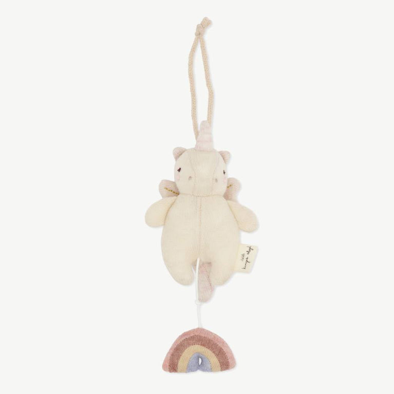 Einhorn Spieluhr aus Wollmix