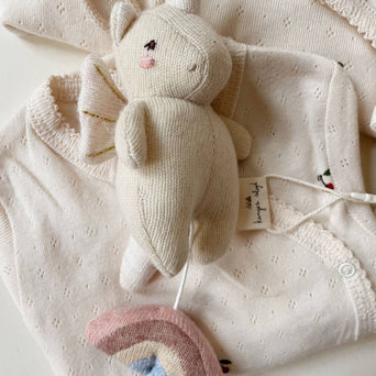 Einhorn Spieluhr aus Wollmix