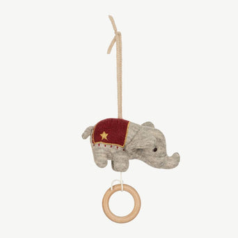 Elefant Spieluhr aus Wollmix