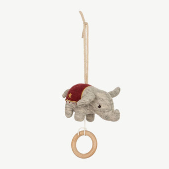 Elefant Spieluhr aus Wollmix