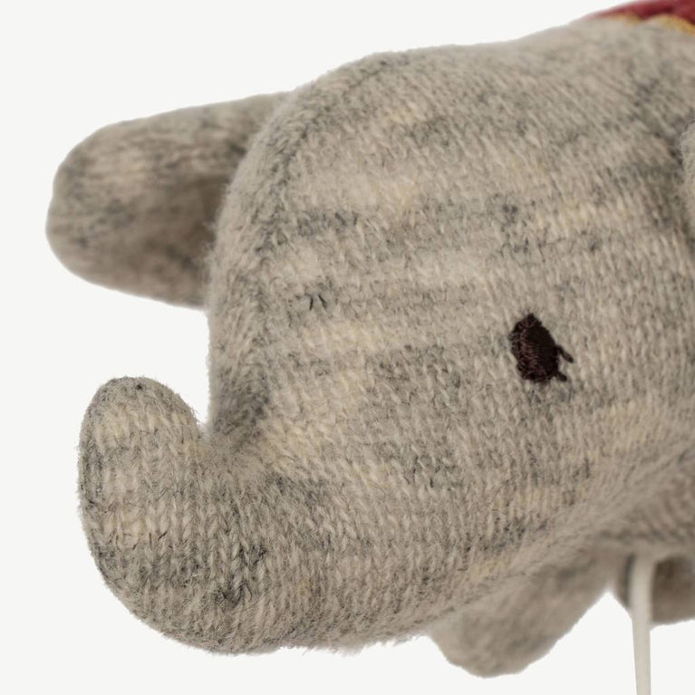 Elefant Spieluhr aus Wollmix