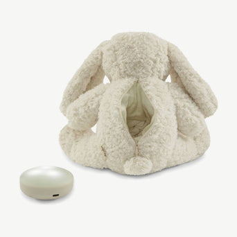 Konges Slojd - Hase LED-Nachtlicht Stofftier aus recyceltem Material in Offwhite - 5712982990839 - littlehipstar.com