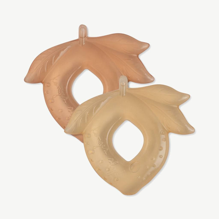 Konges Slojd - Lemon Beißringe aus Kunststoff - 2er-Set - Vanilla Gelb - 5715404109581 - littlehipstar.com