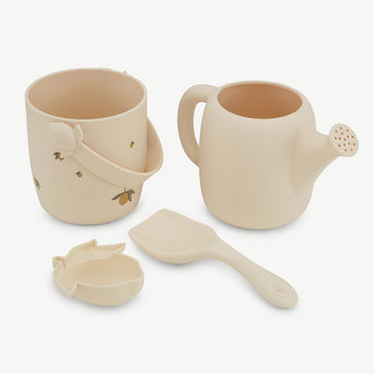 Konges Slojd - Lemon Sandspielzeug aus Silikon - 4tlg. Set - 5715404094085 - littlehipstar.com