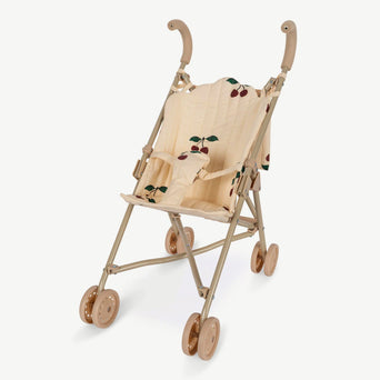 Konges Slojd - Ma Grande Cerise Glitter Puppenbuggy mit Bezug aus Bio-Baumwolle - 5715404087704 - littlehipstar.com