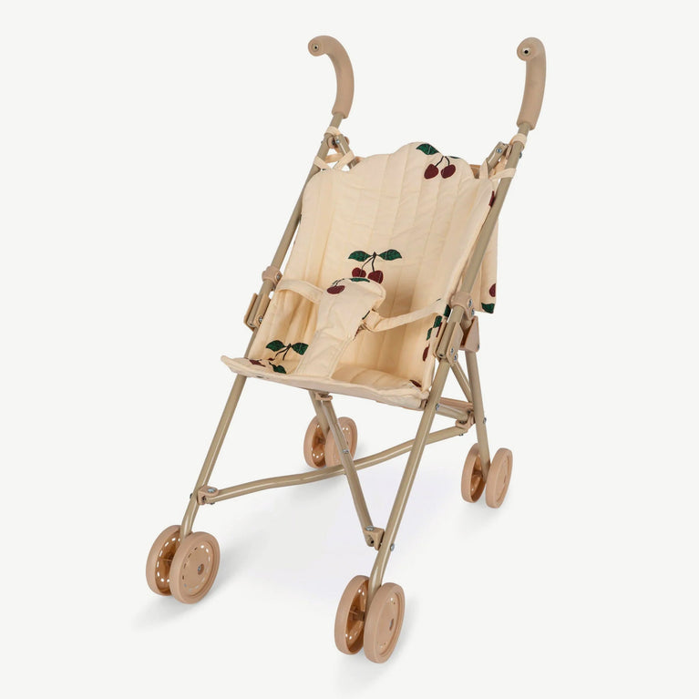 Konges Slojd - Ma Grande Cerise Glitter Puppenbuggy mit Bezug aus Bio-Baumwolle - 5715404087704 - littlehipstar.com